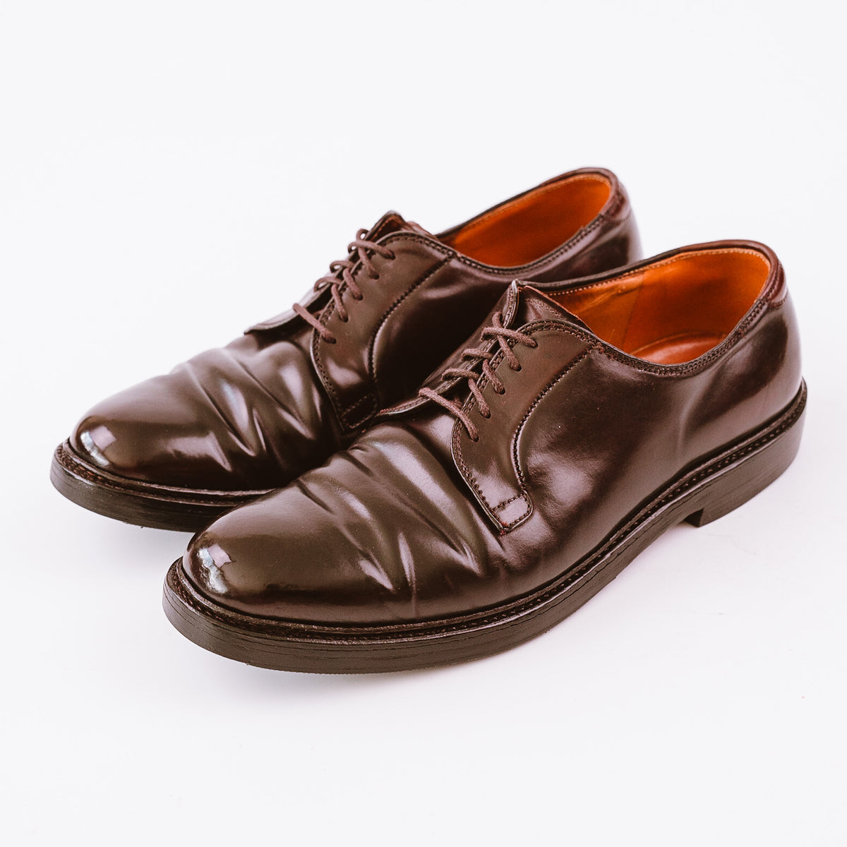 Alden Color 8 Shell Cordovan Plain Toe Blucher 990 9.5D