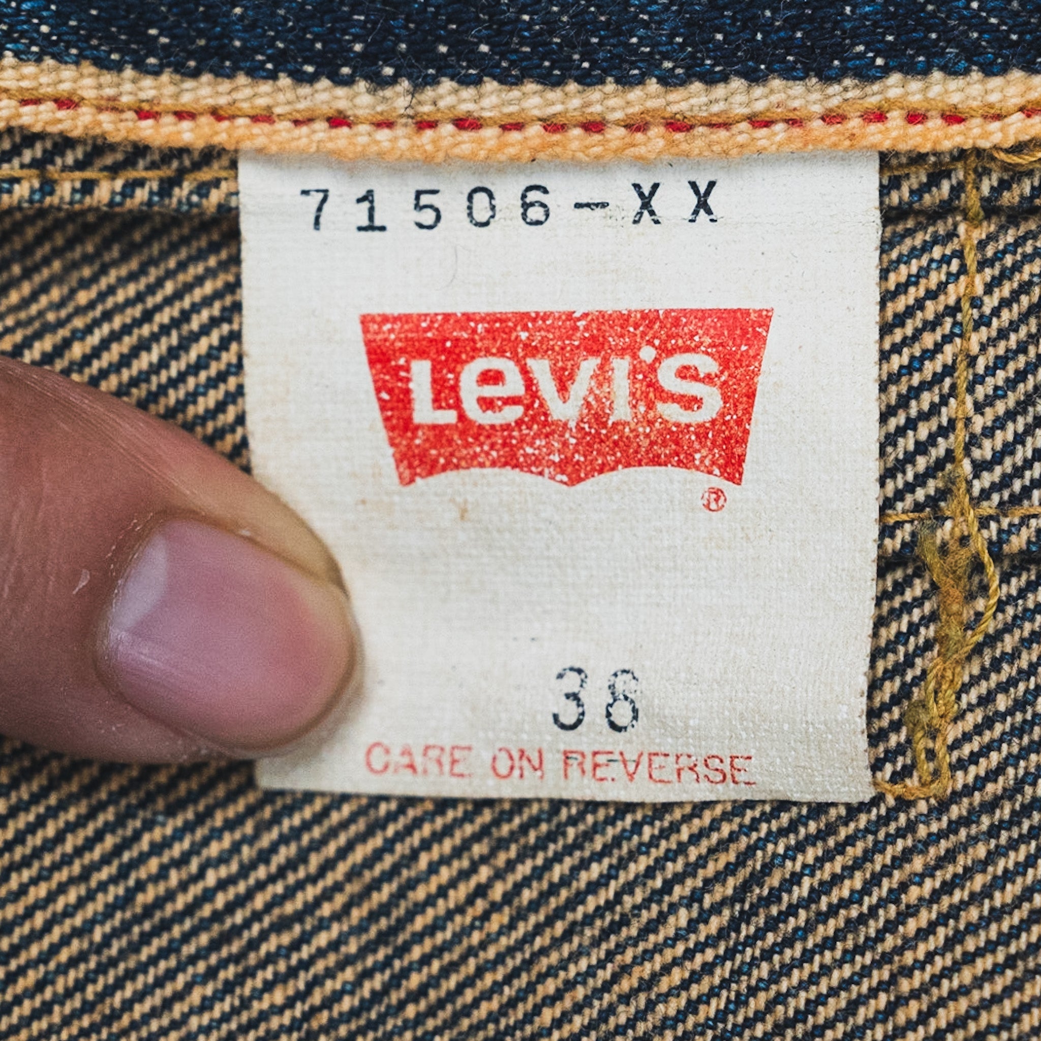Levi's Japan 71506 Type 1 Big E Jacket 38 – The Grand Mcqueen