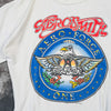 Aerosmith Aero Force One 1988 White T-shirt XL