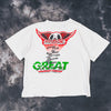 Aerosmith Aero Force One 1988 White T-shirt XL
