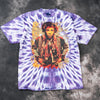 Jimi Hendrix On The Road Again Tie Dye Winterland T-shirt XL