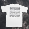 The Smashing Pumpkins Manifesto White L