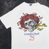 Grateful Dead Rose Skull 1990 25th Anniversary Brockum XL