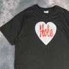 Hole Logo Silver Heart Hanes XL