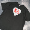 Hole Logo Silver Heart Hanes XL