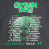 Green Day Insomniac Euro Tour 1996 Boot Black Hanes XL